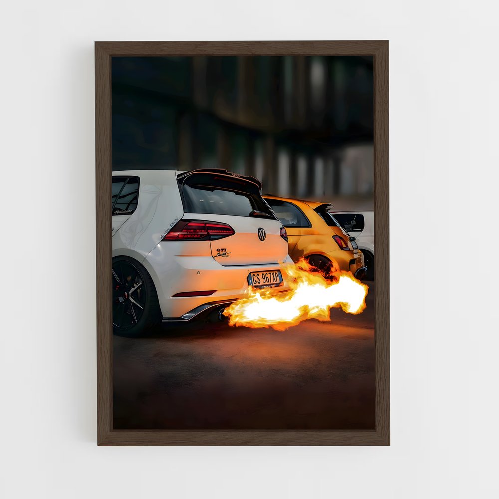 Poster Flammes de Performance – affiche Volkswagen (vue 5)